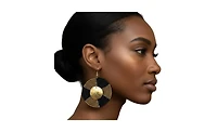 Kendi Amani Sanaa African Beaded Earrings Handcrafted Kenyan Statement Jewelry