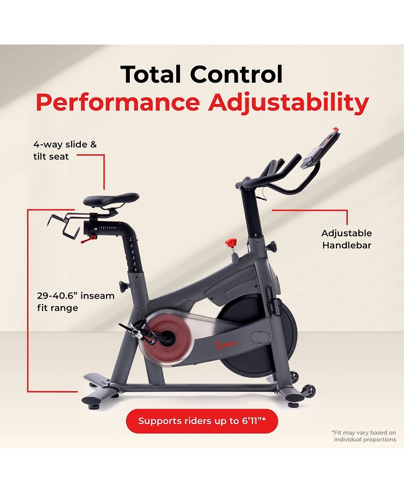 Sunny Health & Fitness Smart Total Body X-Bike