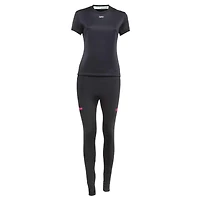 Pre-Owned Off-White Women's Pre-Owned Jersey Active Wear T-Shirt And Leggings Set