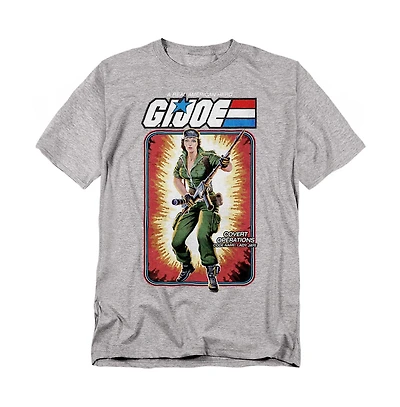 Logovision Men's G.i. Joe Lady Jaye Card T-Shirt