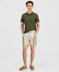 Guess Men's Charm Savanna Print Shorts