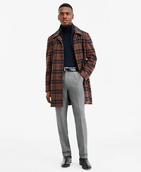 Ted by Baker Men's Modern-Fit Plaid Overcoat