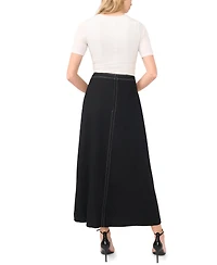 Vince Camuto Women's Zippered Maxi Skirt
