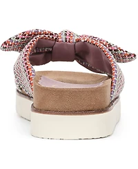 Sam and Libby Women's Astrid Bow Platform Footbed Sandals