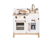 Robotime Dollhouses Pretend Play Kitchen Wooden Toy Set for 3 To Up Kids with Ice Make Oven