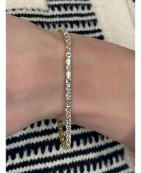 Suzy Levian Sterling Silver Cubic Zirconia Bracelet