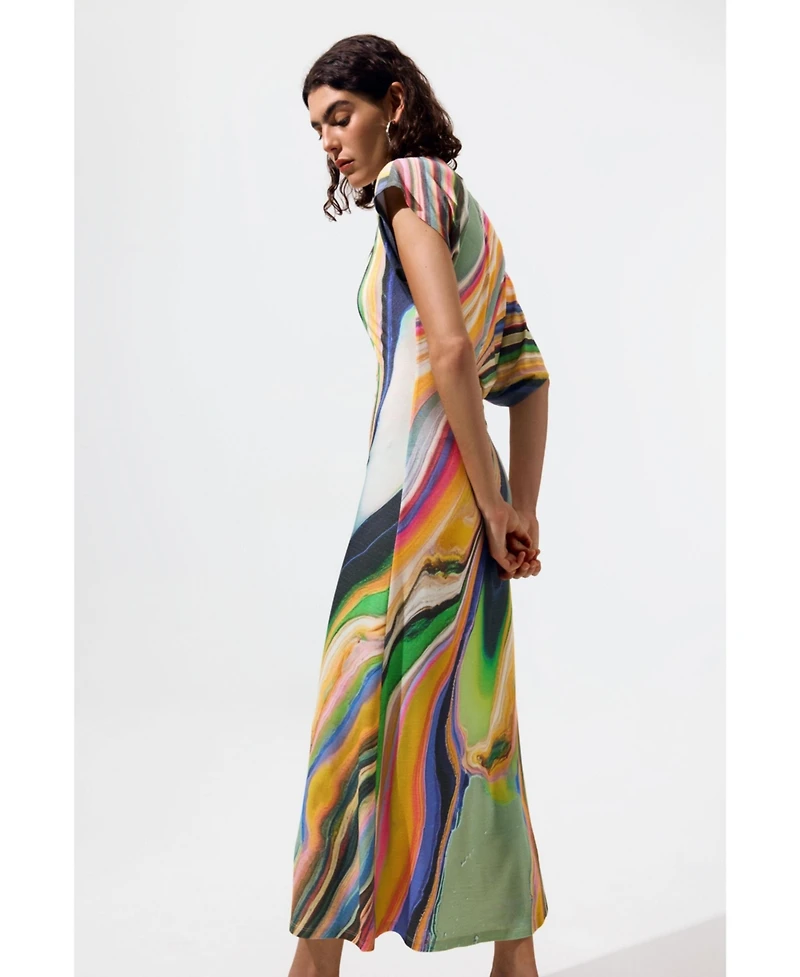 Desigual Women's Long wave dress