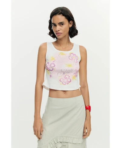 Desigual Women's Printed strappy t-shirt