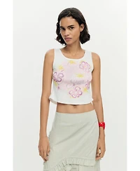 Desigual Women's Printed strappy t-shirt