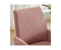 flynama Striped Mid-Back Lift Chair,Gold Base Ergonomic Office Chair