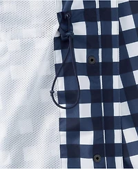 Lands' End Plus Print Waterproof Hooded Packable Raincoat