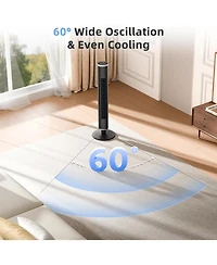 Cowsar 41" Tower Fan, 6 Speeds, 4 Modes, Timer