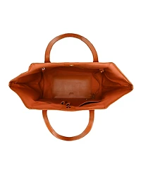 Old Trend Iris Large Leather Carryall Tote Handbag