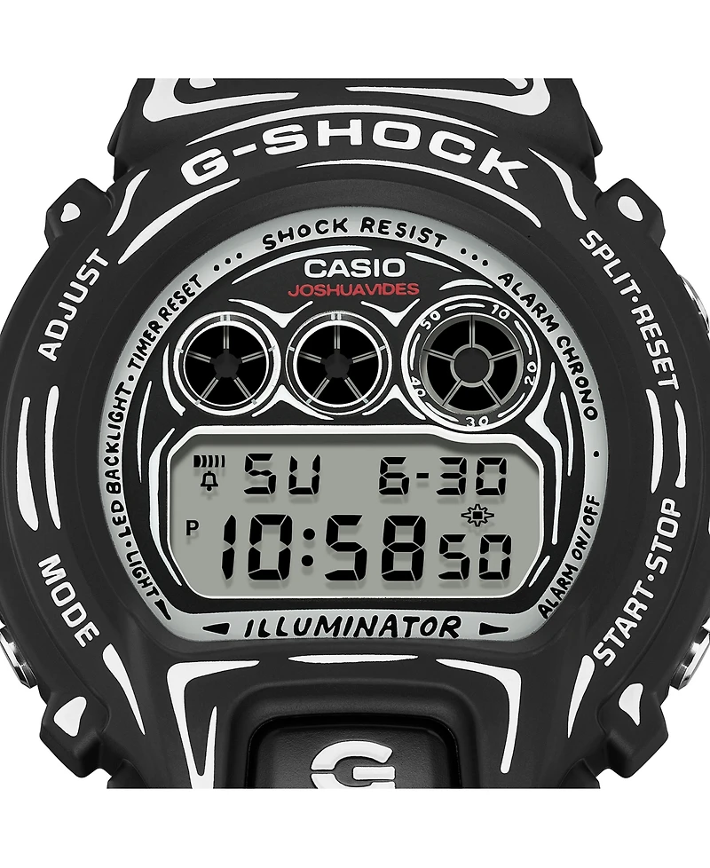G-Shock Men's Japanese Quartz Digital Black Resin Watch 50mm