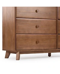 Max and Lily Solid Wood 6 Drawer Dresser
