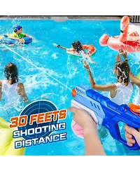 Gnuadz 3-Pack Water Blaster Soaker Long Range Pool Beach Outdoor Fighting