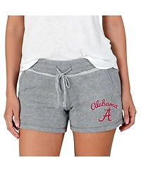 Concepts Sport Women's Gray Alabama Crimson Tide Mainstream Terry Shorts