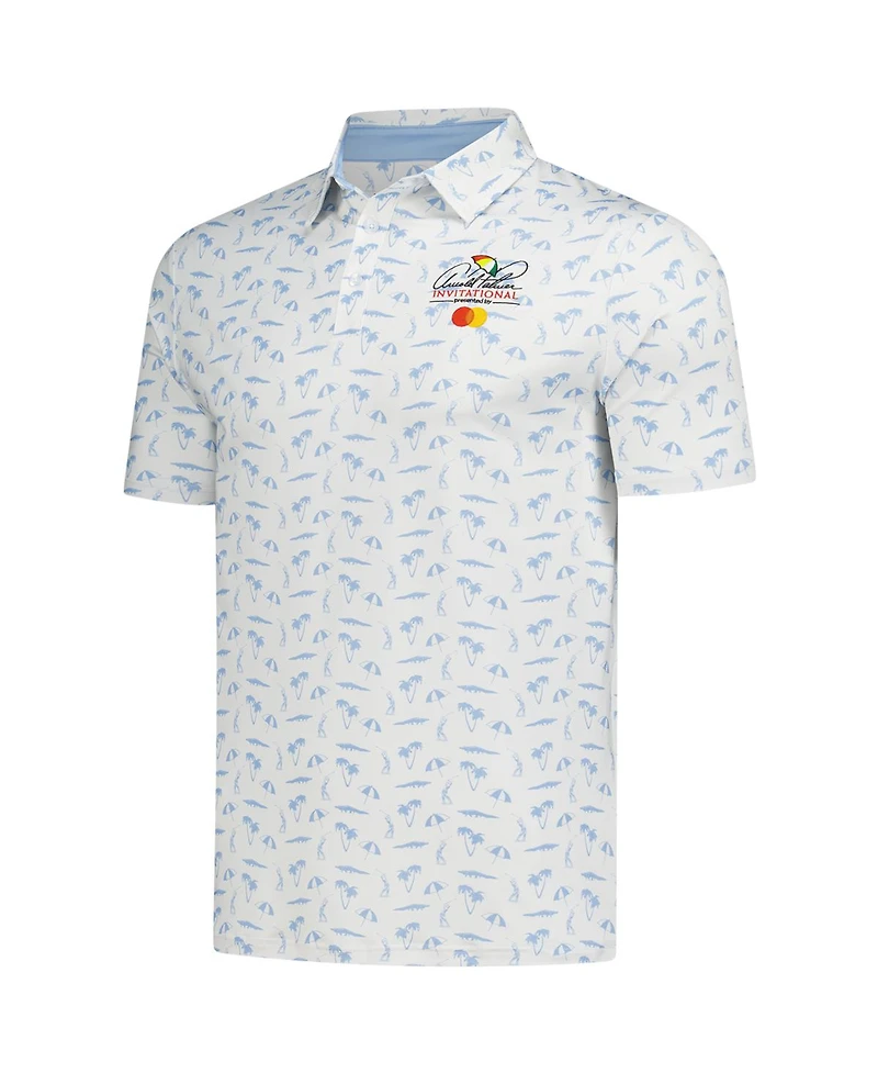 Flomotion Men's Cream Arnold Palmer Invitational Polo Shirt
