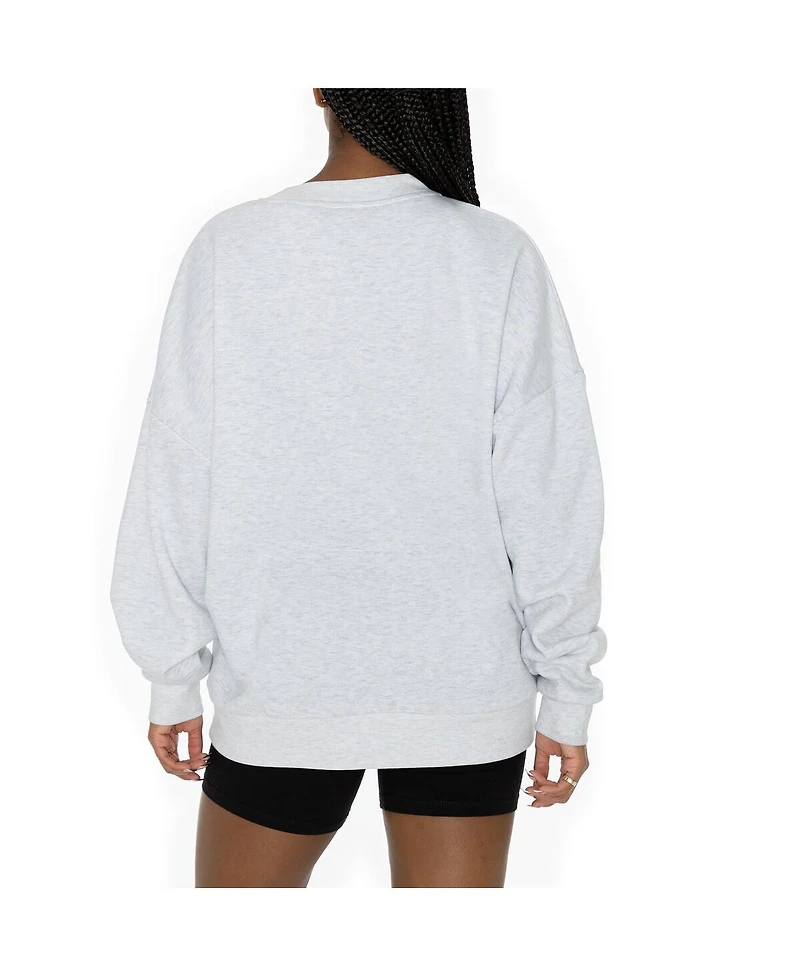 Gameday Couture Women's Ash Louisiana Ragin' Cajuns Premium Fleece Pullover Sweatshirt