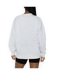 Gameday Couture Women's Ash Louisiana Ragin' Cajuns Premium Fleece Pullover Sweatshirt