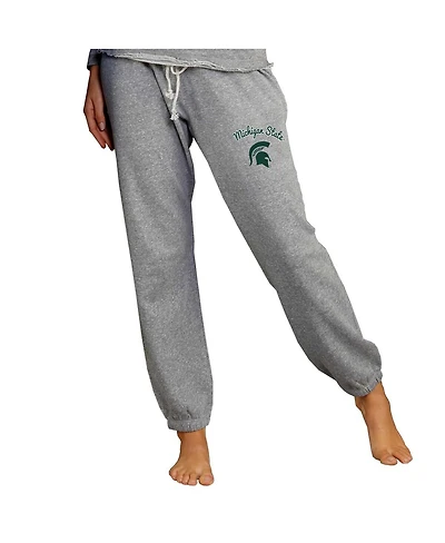 Concepts Sport Women's Gray Michigan State Spartans Mainstream Knit Jogger Pants