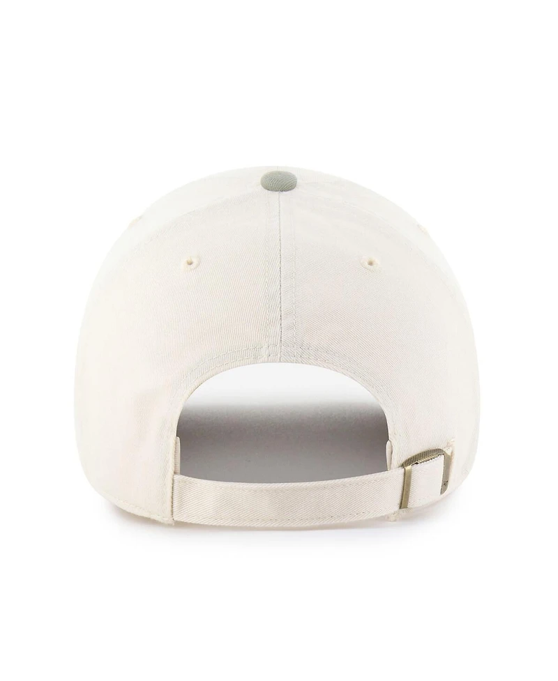 '47 Brand Men's Natural/Olive Chicago Cubs Two-Tone Fashion Clean Up Adjustable Hat