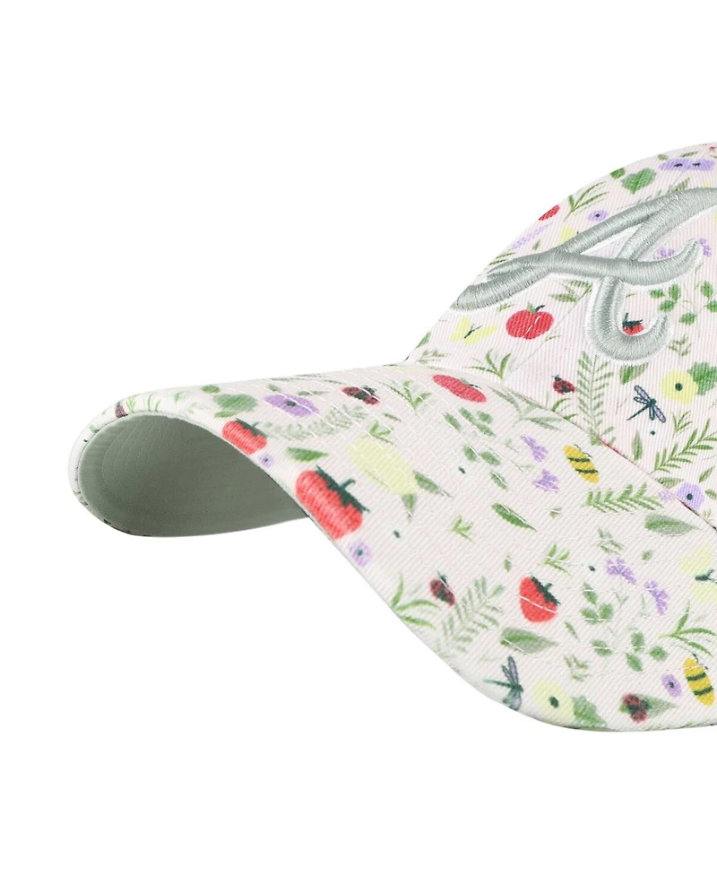 '47 Brand Women's Light Pink Atlanta Braves Posey Clean Up Adjustable Hat