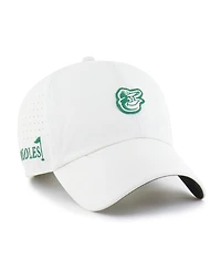 '47 Brand Men's White Baltimore Orioles Elevated Greens Clean Up Adjustable Hat