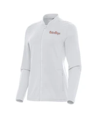 Antigua Women's White Florida Gators GatorBoys Continual Full-Zip Jacket