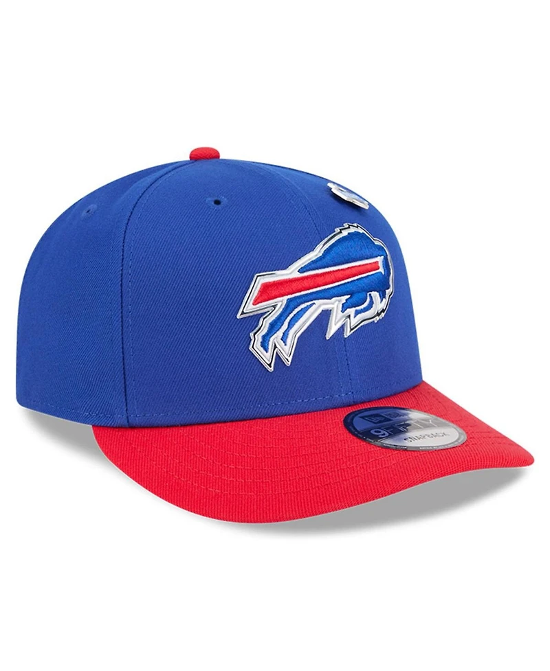 New Era Big Boys and Girls Royal/Red Buffalo Bills 2026 Nfl Draft Pre-Curved 9FIFTY Snapback Hat