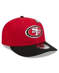 New Era Big Boys and Girls Scarlet/Black San Francisco 49ers 2026 Nfl Draft Pre-Curved 9FIFTY Snapback Hat