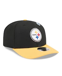 New Era Men's Black/Gold Pittsburgh Steelers 2026 Nfl Draft 9SEVENTY Adjustable Hat