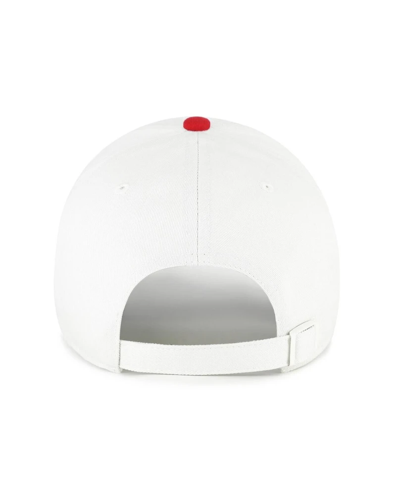 '47 Brand Men's and Women's White/Red Portland Fire Contemporary Two-Tone Clean Up Adjustable Hat