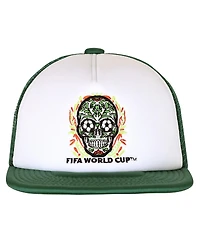 Outerstuff Men's White/Green Mexico National Team Defender Adjustable Trucker Hat