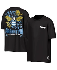 Outerstuff Men's Black Fifa World Cup 2026 Rally Oversized 2-Hit T-Shirt