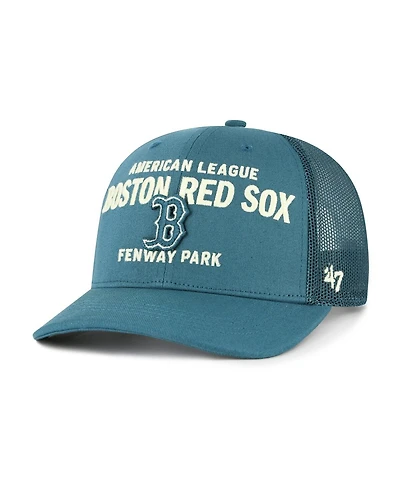 '47 Brand Men's Teal Boston Red Sox Contemporary Hitch Adjustable Trucker Hat