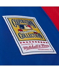 Mitchell & Ness Men's Adrian Beltre Royal Texas Rangers Cooperstown Mesh Batting Practice Button-Up Jersey