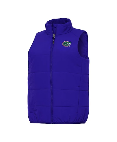 Antigua Women's Royal Florida Gators Experience Full-Zip Vest