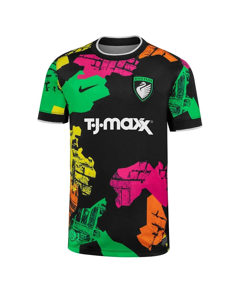 Nike Big Boys and Girls Black Boston Legacy Fc 2026 Secondary Stadium Replica Jersey