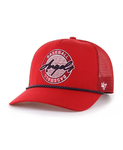 '47 Brand Men's Red Los Angeles Angels Promenade Hitch Adjustable Hat