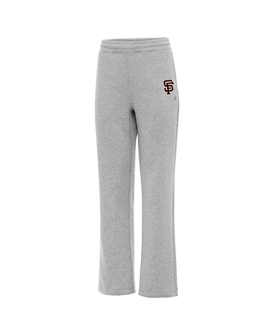 Antigua Women's Heather Gray San Francisco Giants Victory Sweatpants