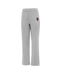 Antigua Women's Heather Gray San Francisco Giants Victory Sweatpants
