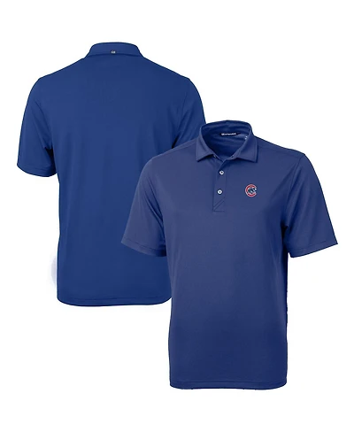 Cutter & Buck Men's Royal Chicago Cubs Big Tall Virtue Eco Pique Polo Shirt