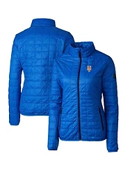 Cutter & Buck Women's Royal New York Mets Rainier PrimaLoft Eco Full-Zip Puffer Jacket