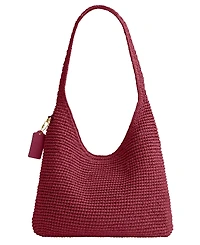 Coach Refined Straw Brooklyn Small Shoulder Bag 28