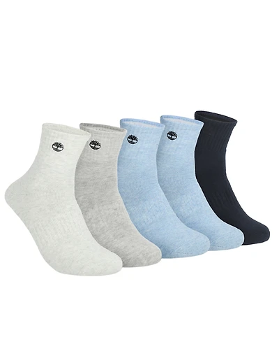 Timberland Men's 5-Pack Rivington Quarter Socks