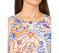 Msk Women's Crewneck Sleeveless Dress