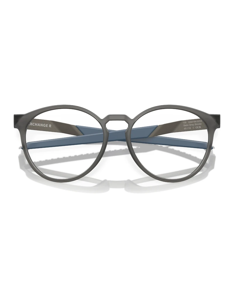 Oakley Round Men's Exchange R Eyeglasses, OX8184