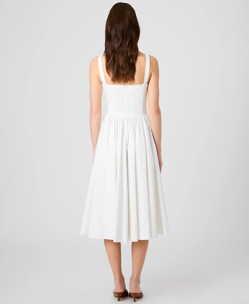 French Connection Women's Fitted Bodice Midi Dress