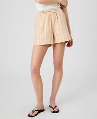 French Connection Women's Stripe Pull-On Shorts